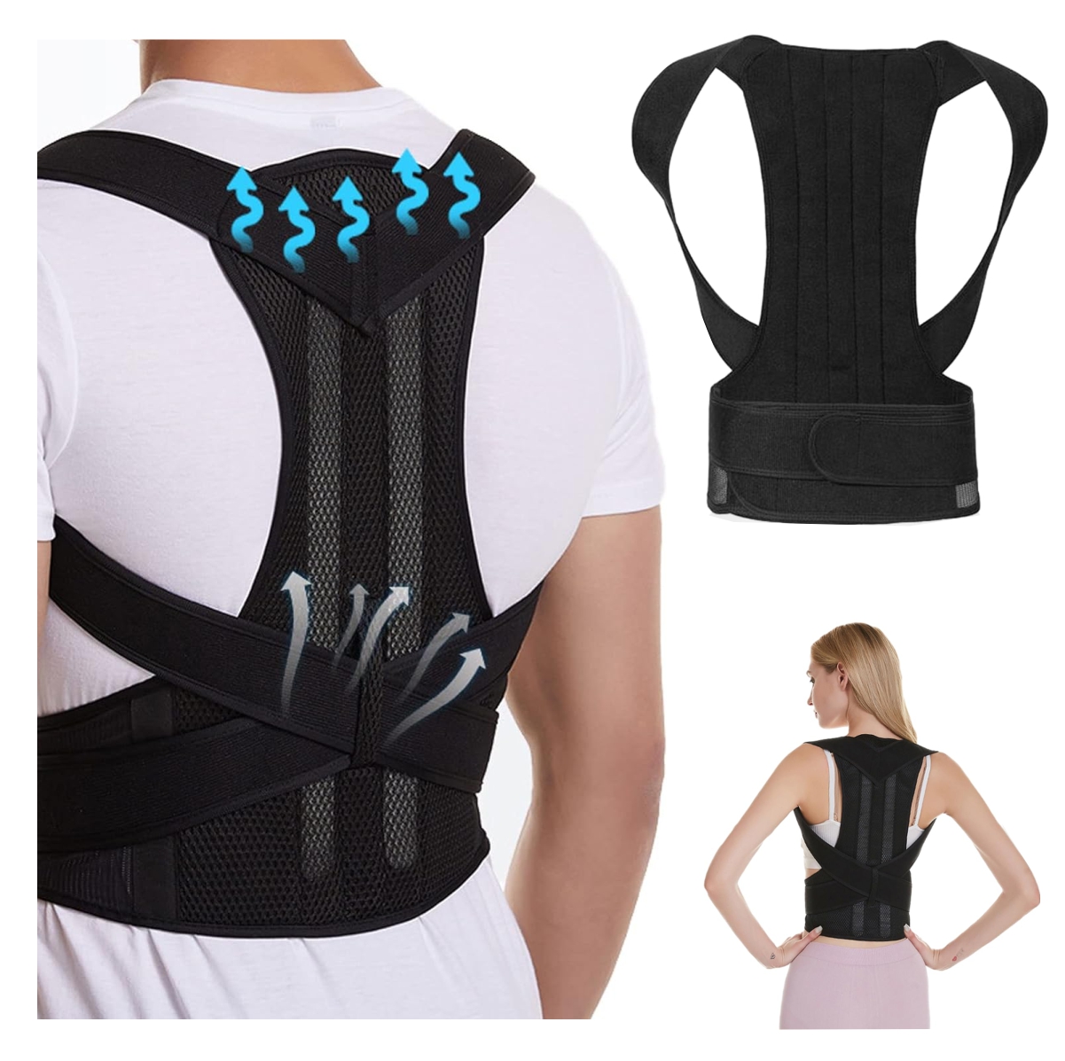 Miniatura 3 de Corrector de postura Soporte Ajustable